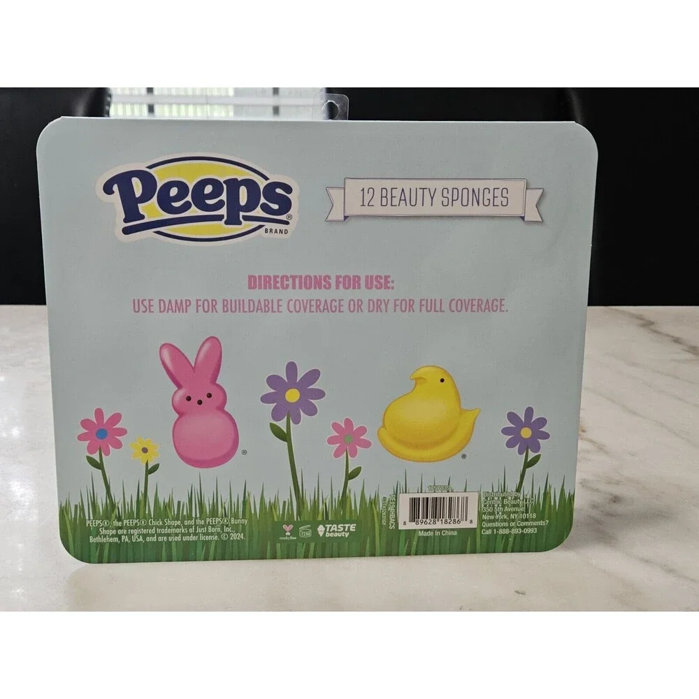 PEEPS Make up Beauty Sponges 12 piece set, NEW